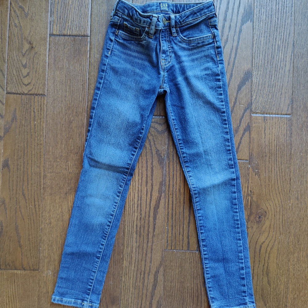 Gap Girls Super Skinny Stretch Slim Jeans, Medium Wash - Size 8